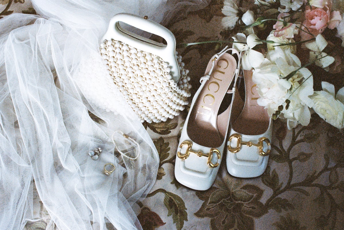 A charming photo capturing the bride's preparations for her big day. Ana Galloway Photography