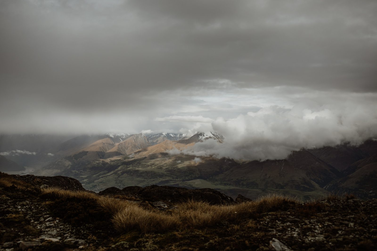 Moody Queenstown landscape - Queenstown Wedding photographer